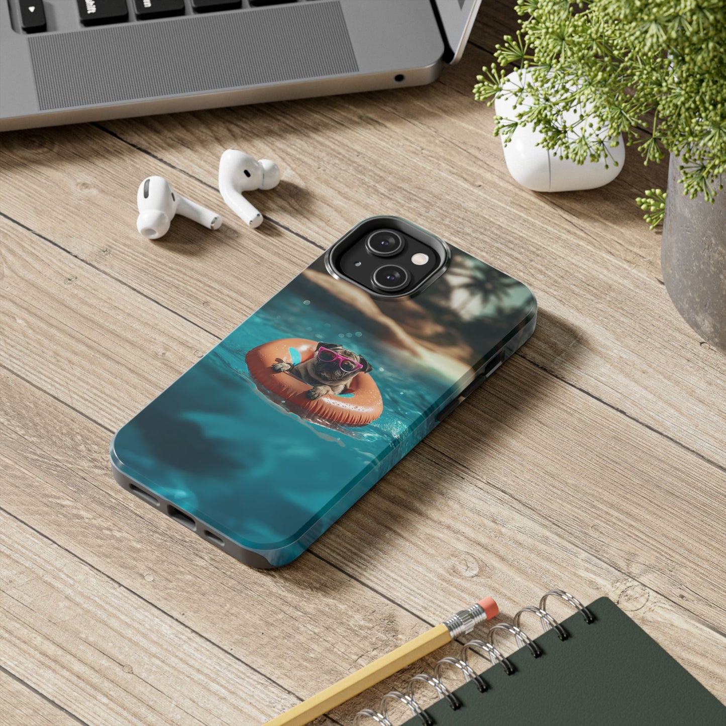 Pug Summer Tough iPhone & Samsung Cases