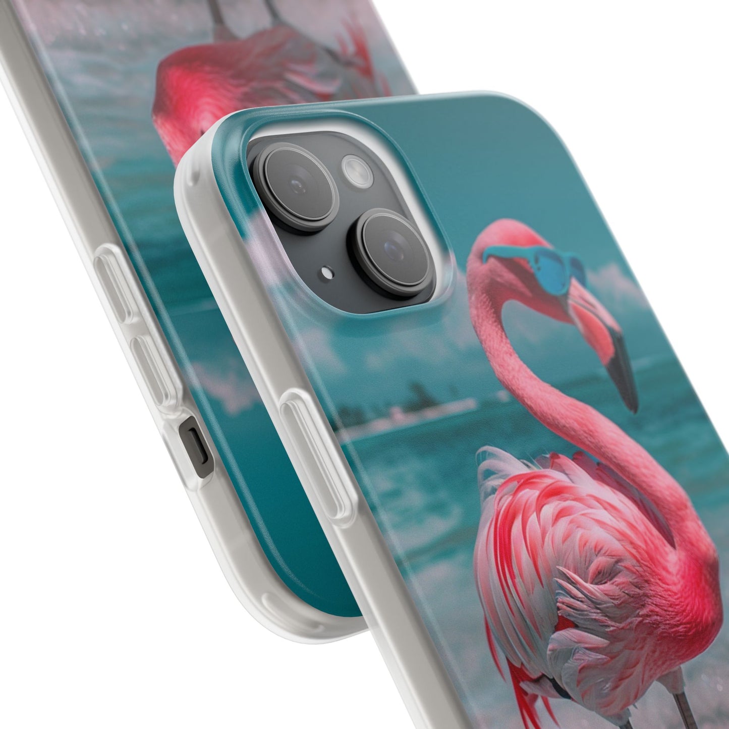 Aruba Beach Flamingo iPhone & Samsung Flexi Cases