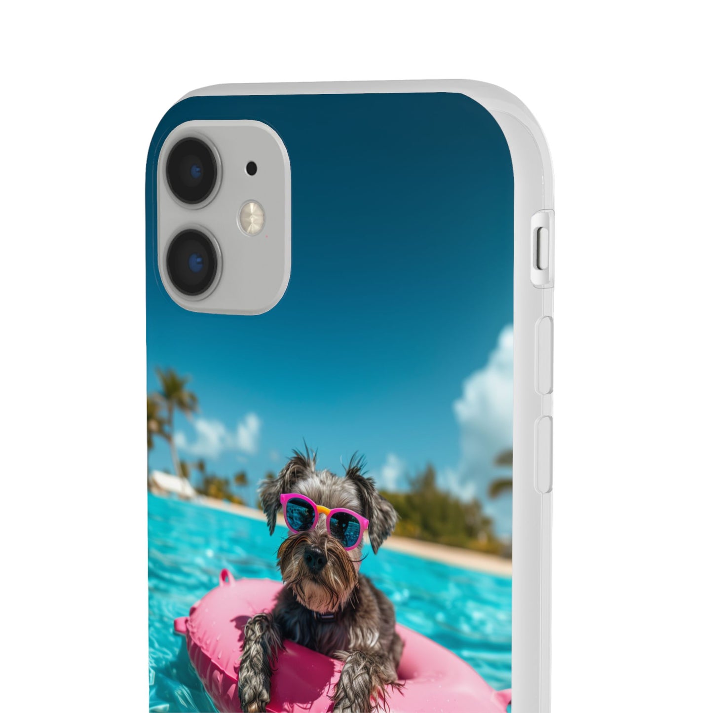 Aruba Schnauzer Summer Beach iPhone & Samsung Flexi Cases