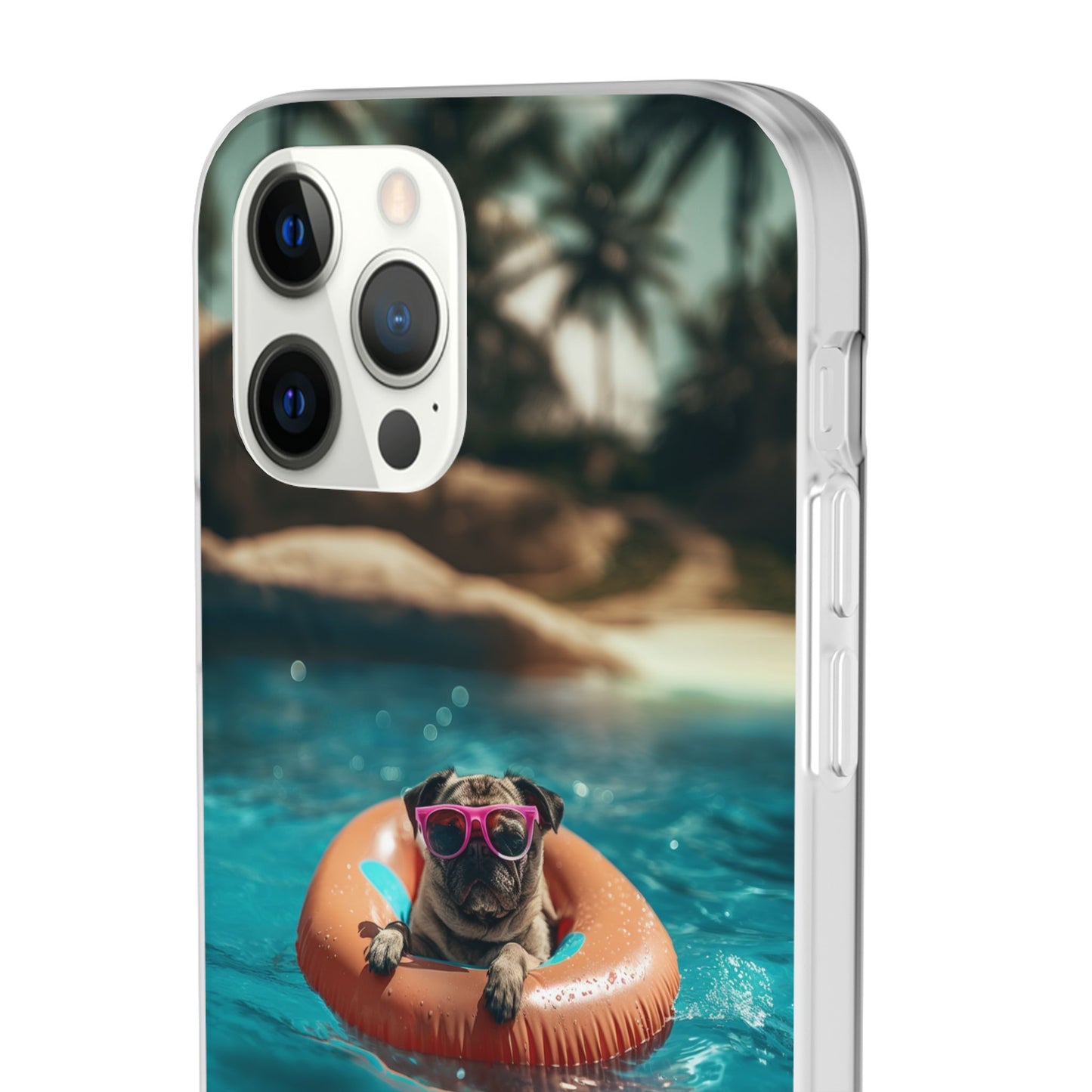 Pug Summer iPhone & Samsung Flexi Cases