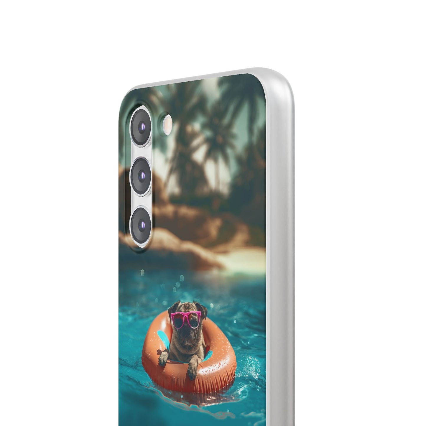 Pug Summer iPhone & Samsung Flexi Cases