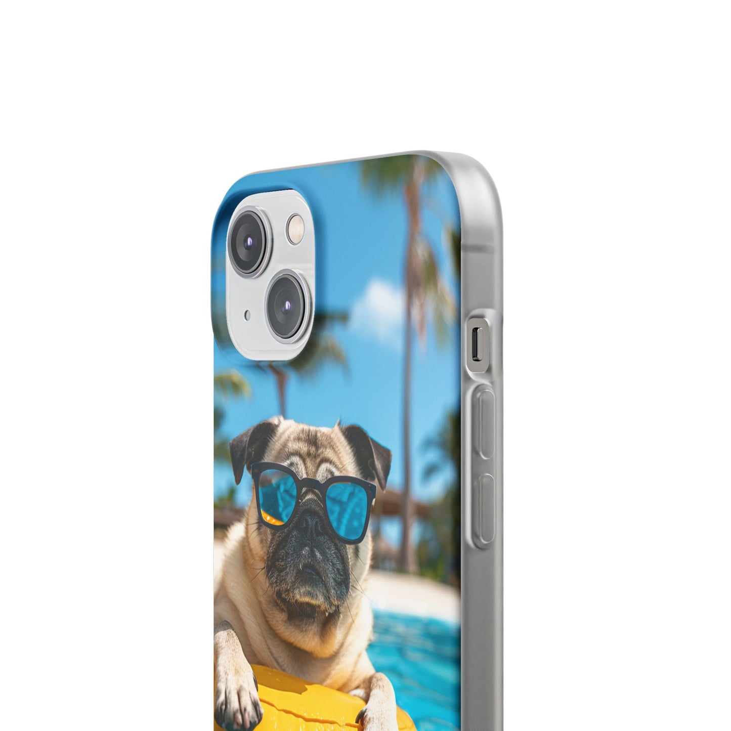 Aruba Pug Summer Option #2 iPhone & Samsung Flexi Cases