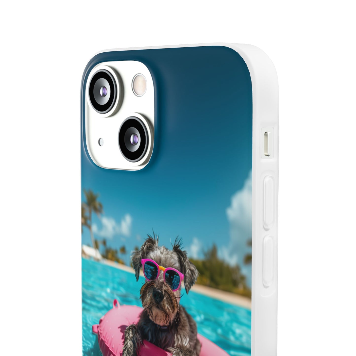 Aruba Schnauzer Summer Beach iPhone & Samsung Flexi Cases