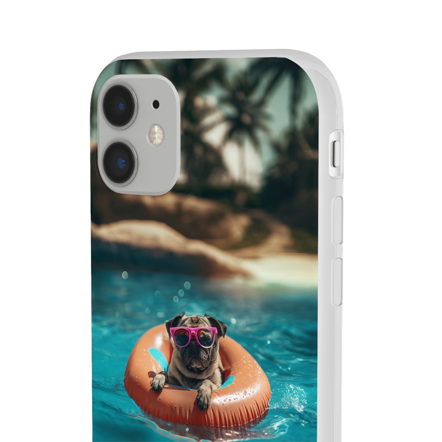 Pug Summer iPhone & Samsung Flexi Cases