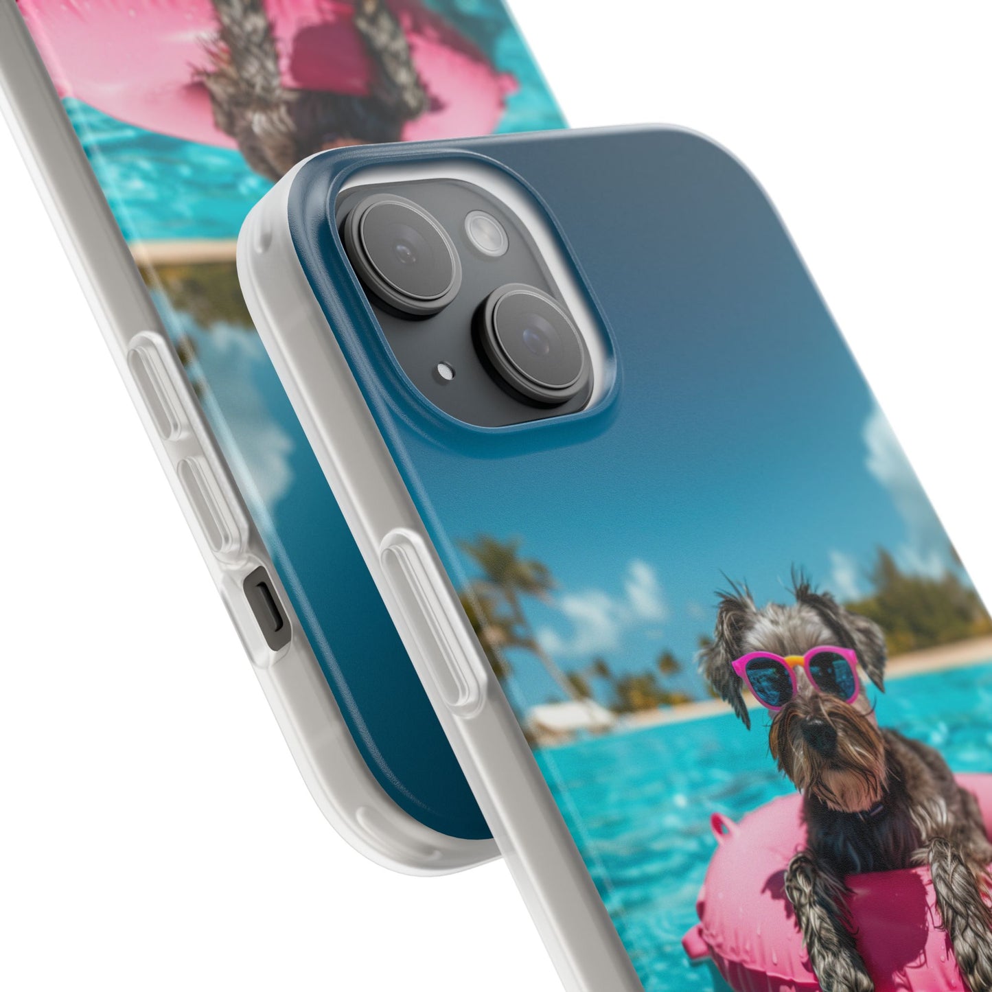 Aruba Schnauzer Summer Beach iPhone & Samsung Flexi Cases