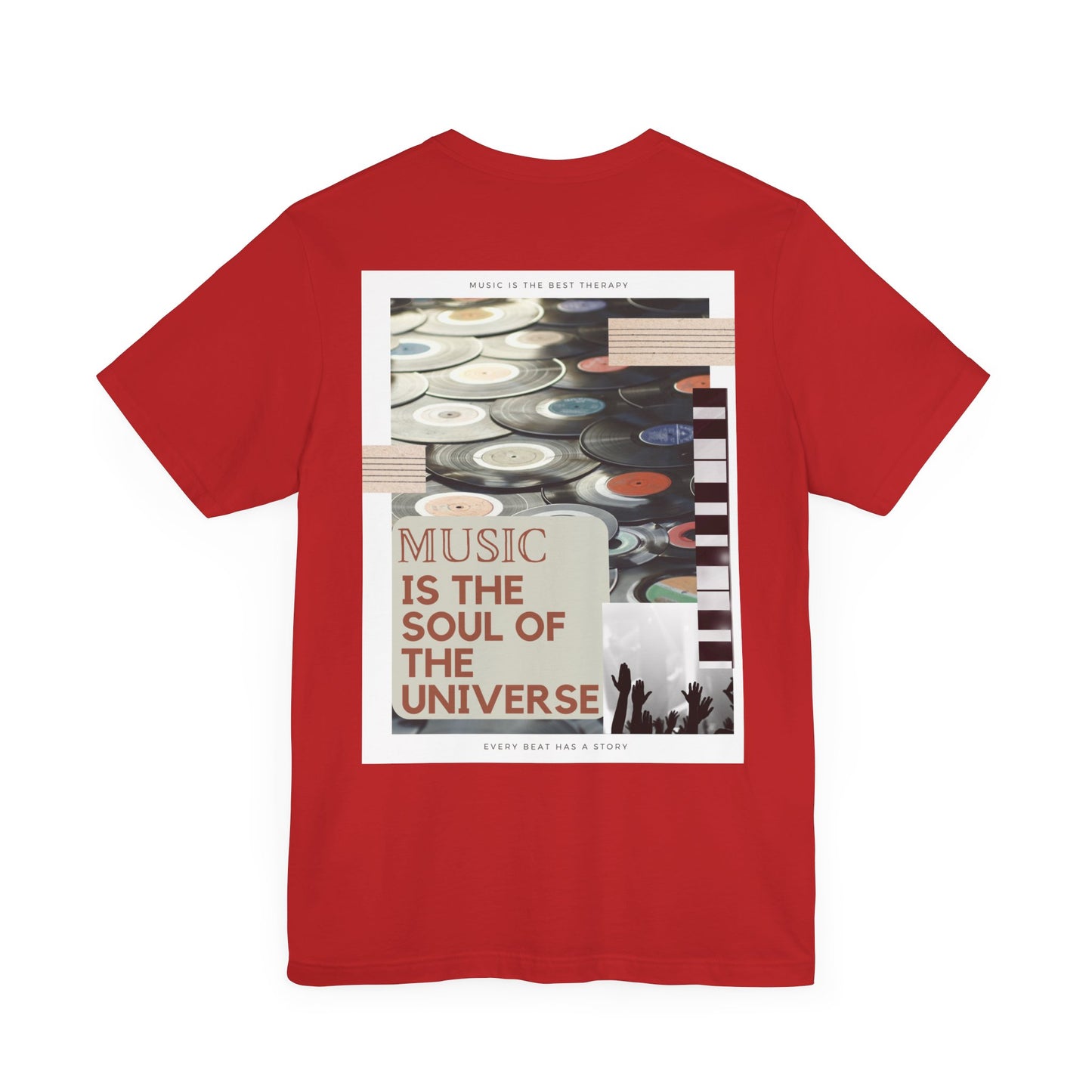 Music Is The Soul Of The Universe Unisex Jersey Short Sleeve Tee