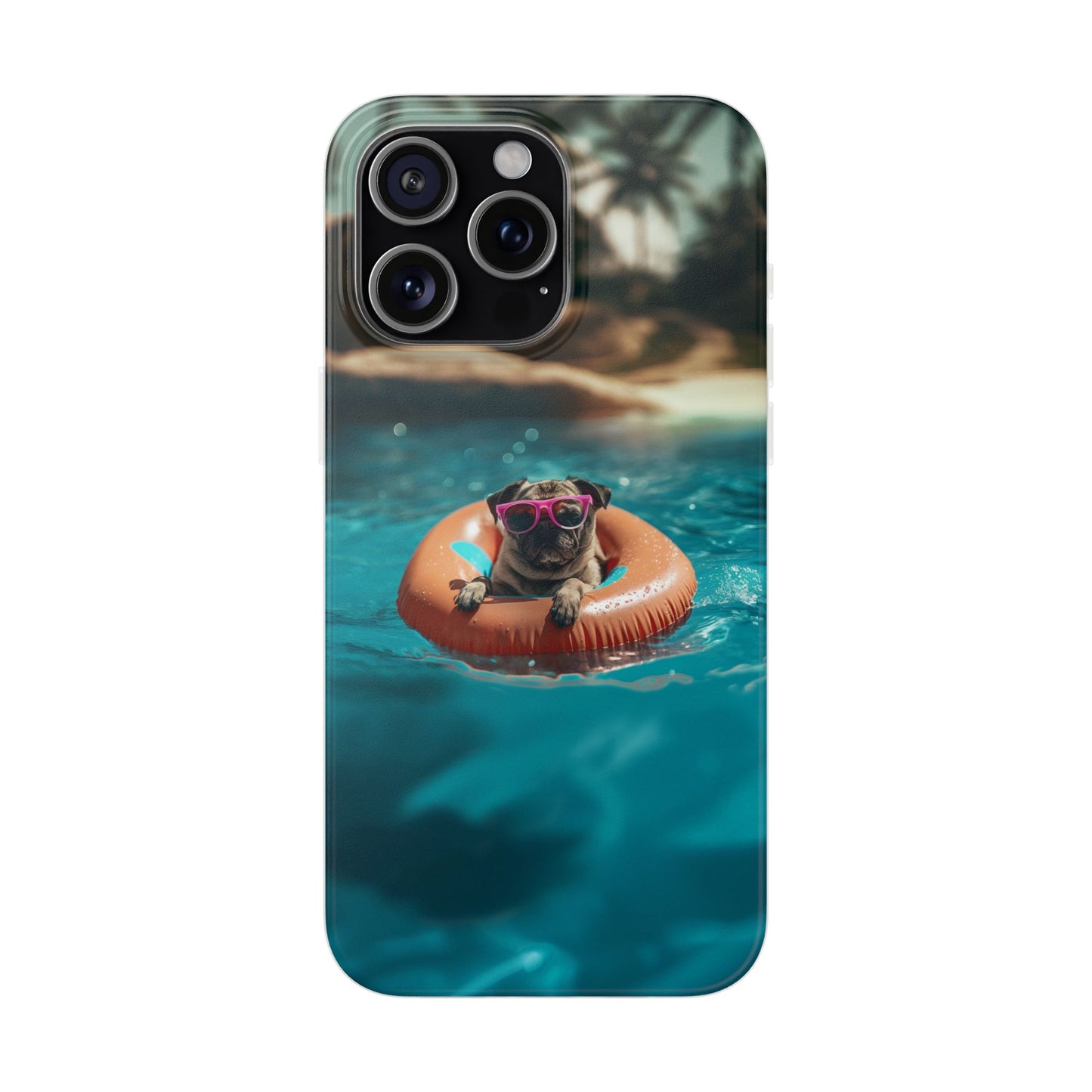Pug Summer iPhone & Samsung Flexi Cases