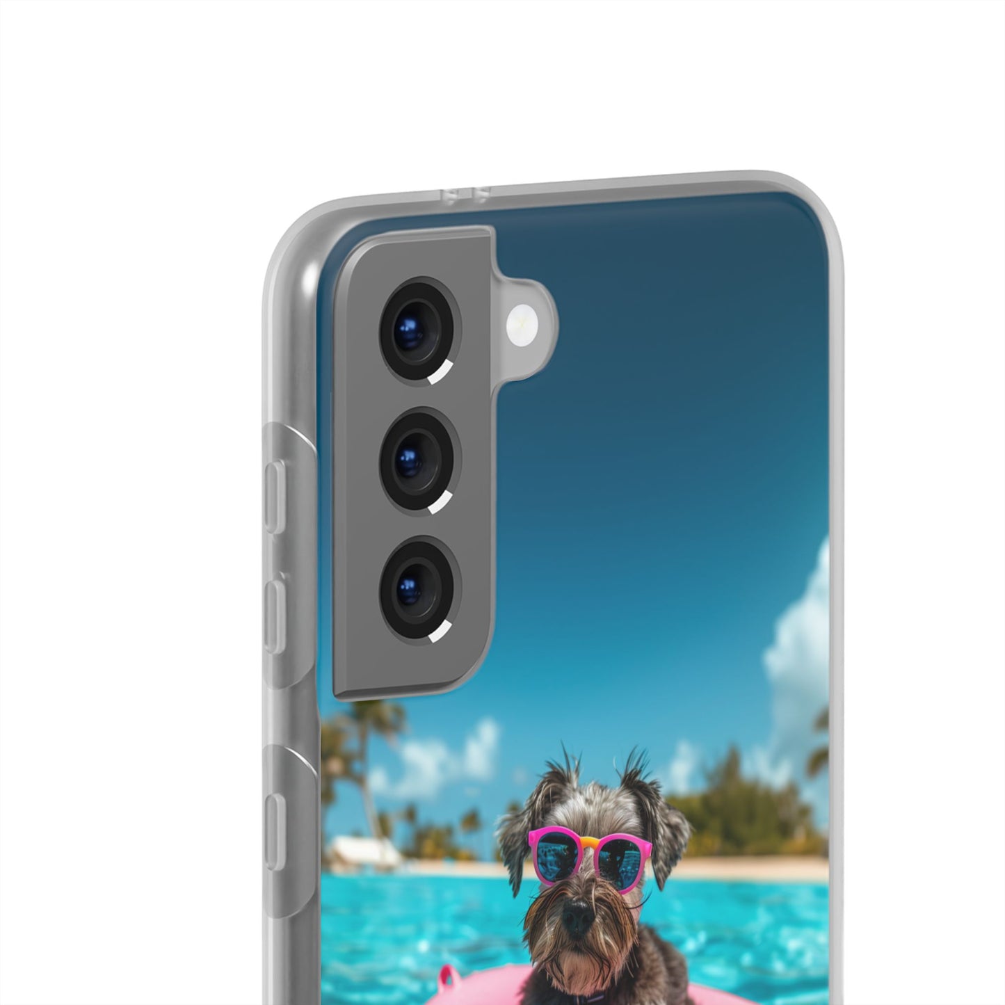Aruba Schnauzer Summer Beach iPhone & Samsung Flexi Cases