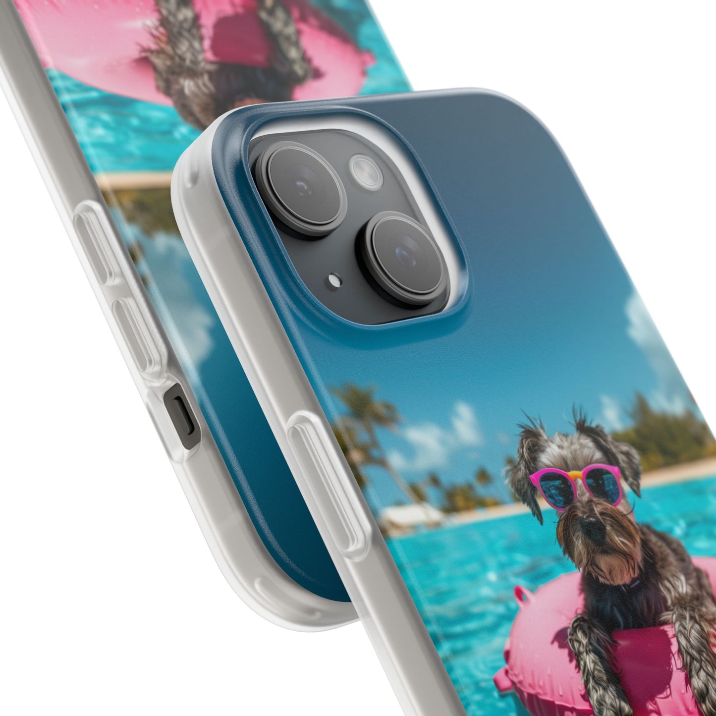Aruba Schnauzer Summer Beach iPhone & Samsung Flexi Cases