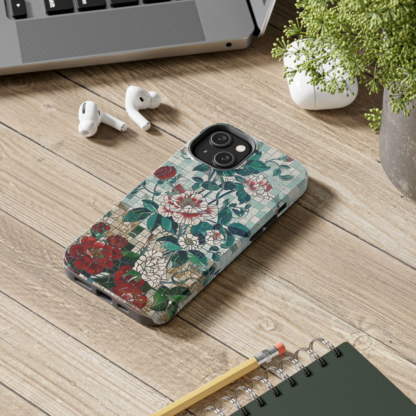 Floral Tiles Summer Tough iPhone & Samsung Cases