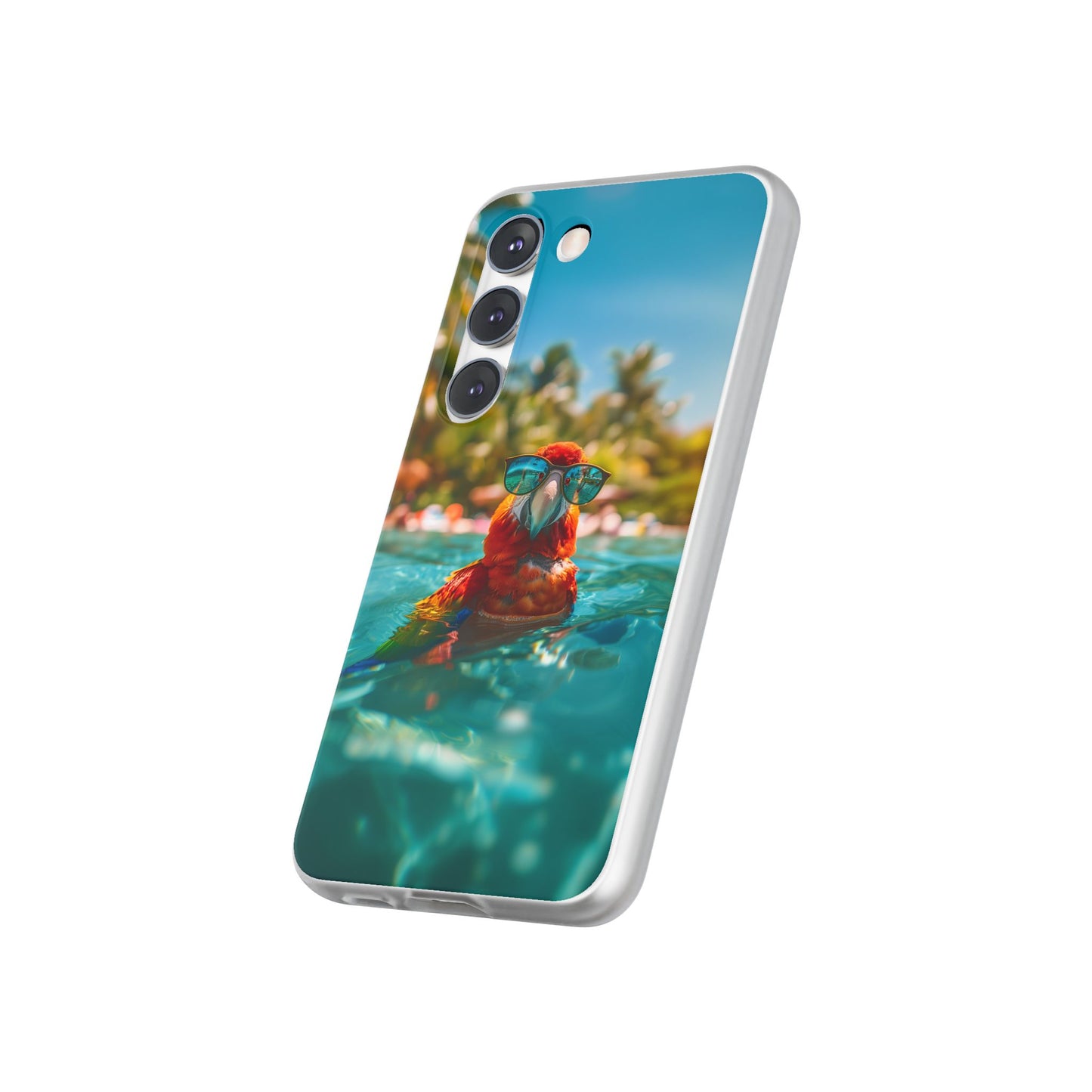 Parrot Summer iPhone & Samsung Flexi Cases