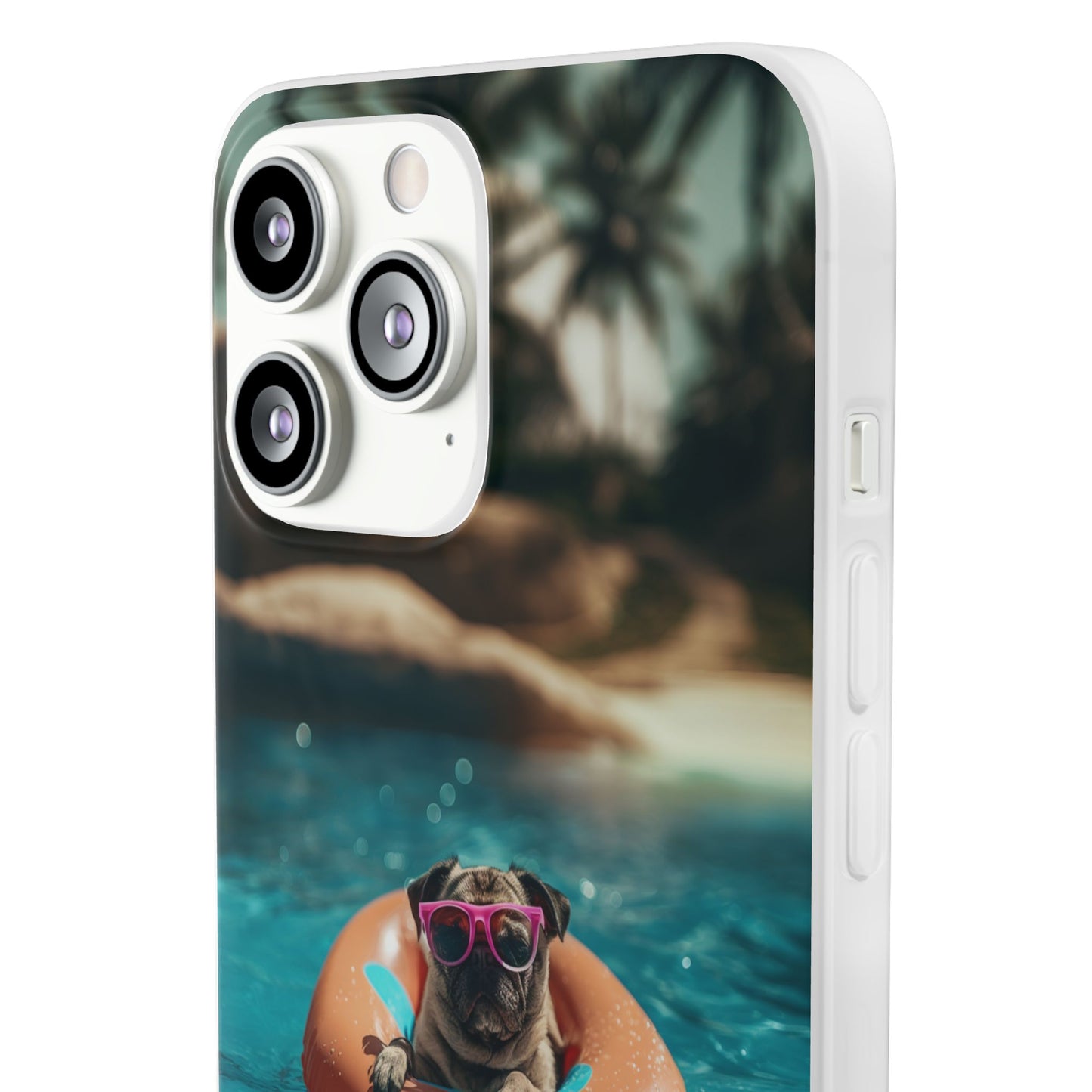 Pug Summer iPhone & Samsung Flexi Cases