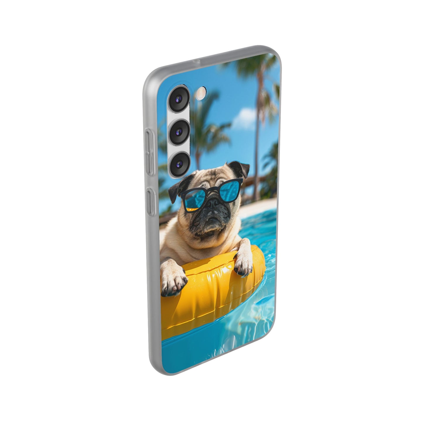 Aruba Pug Summer Option #2 iPhone & Samsung Flexi Cases