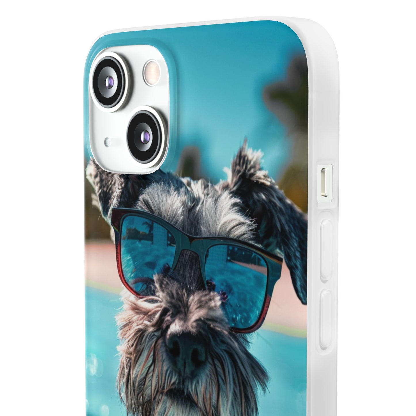 Aruba Schnauzer Option #2 Summer Beach iPhone & Samsung Flexi Cases
