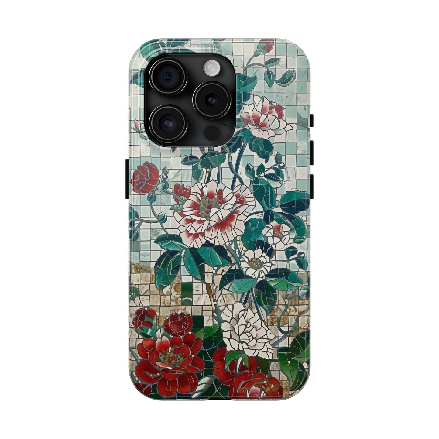 Floral Tiles Summer Tough iPhone & Samsung Cases