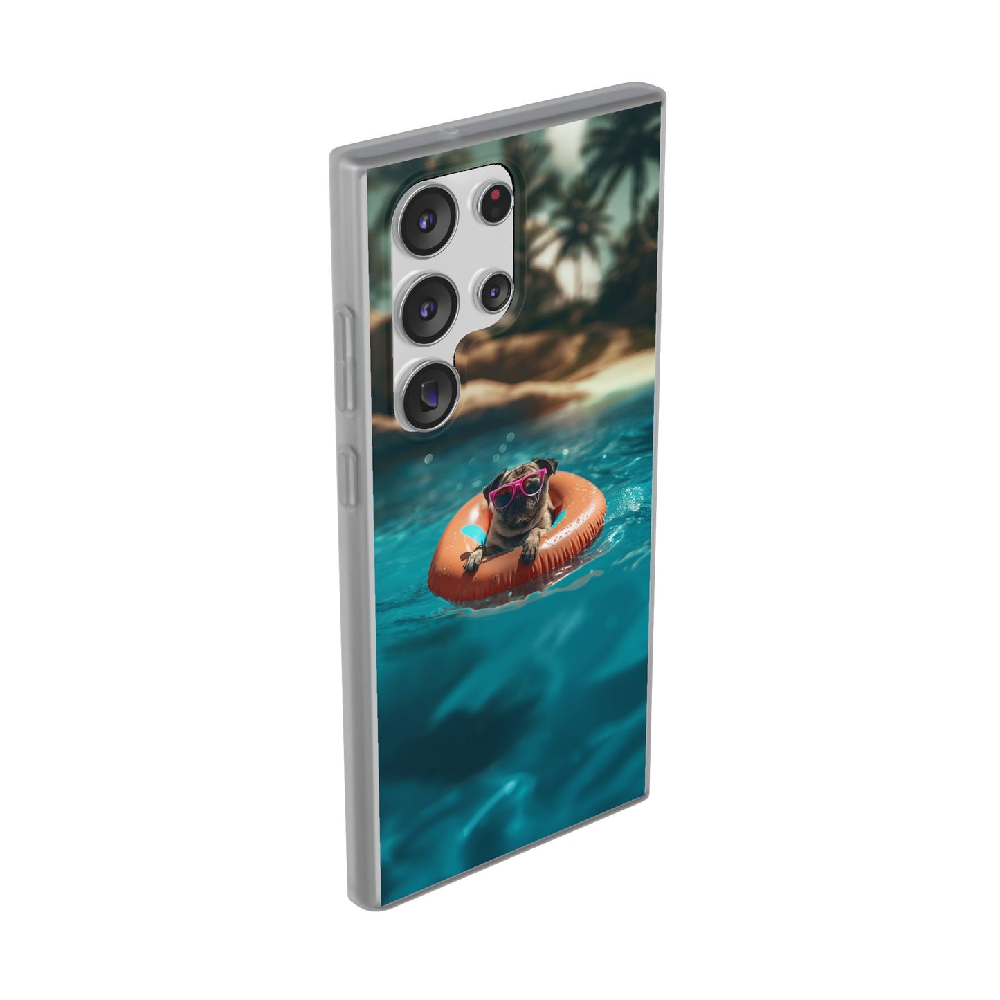 Pug Summer iPhone & Samsung Flexi Cases