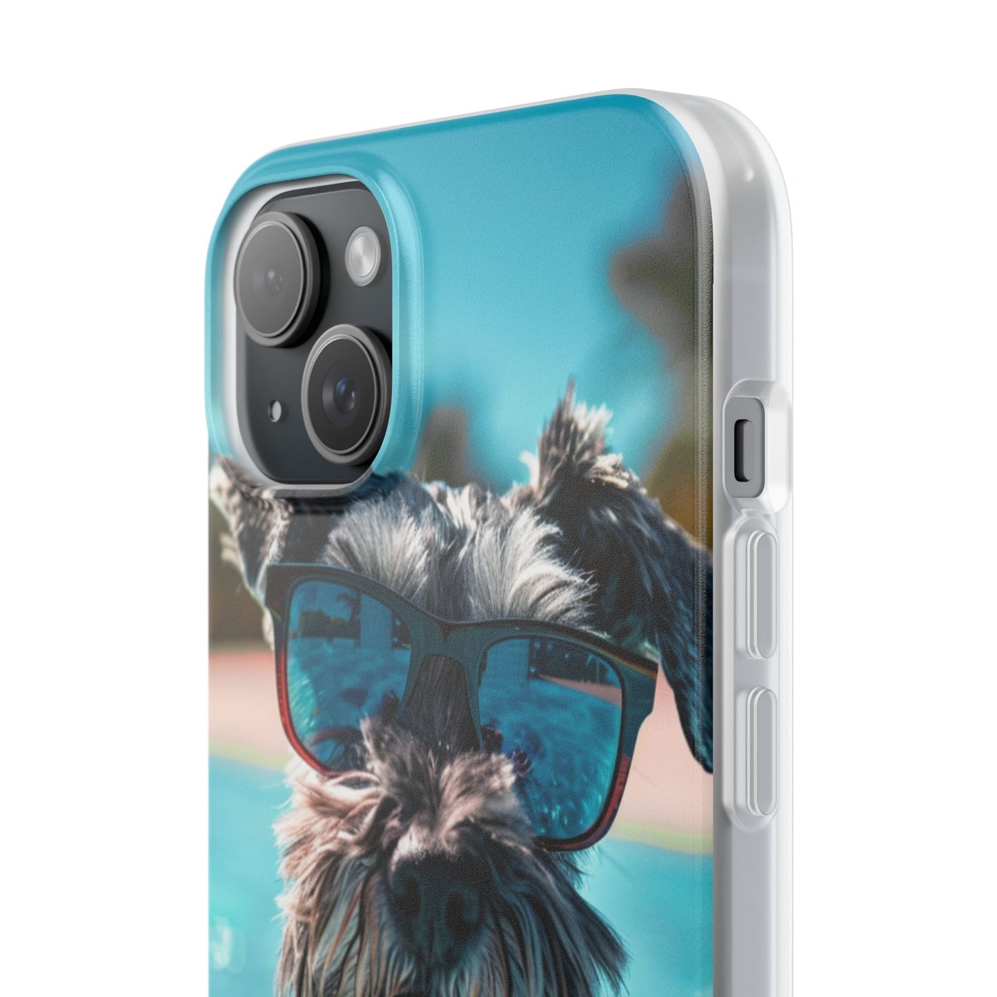 Aruba Schnauzer Option #2 Summer Beach iPhone & Samsung Flexi Cases