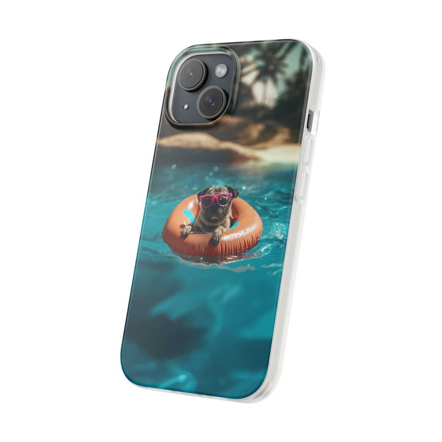 Pug Summer iPhone & Samsung Flexi Cases