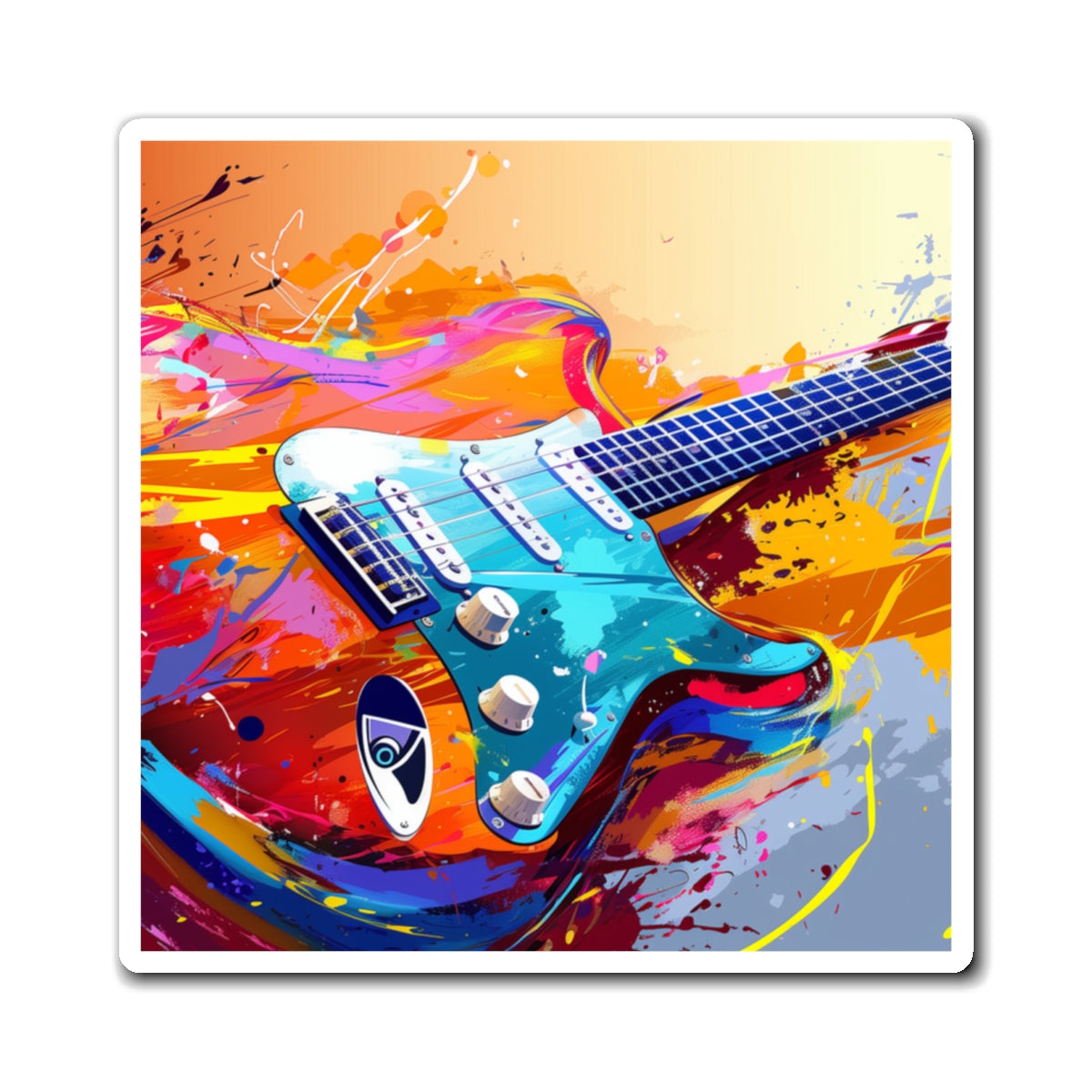 Guitar Music Magnets