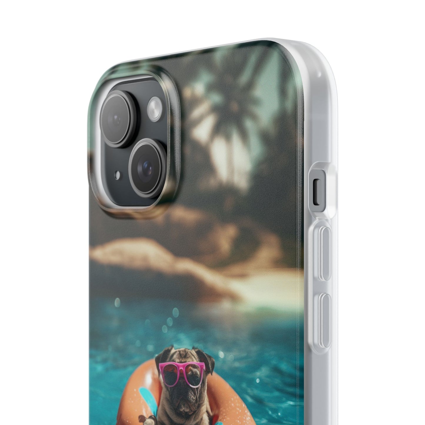 Pug Summer iPhone & Samsung Flexi Cases