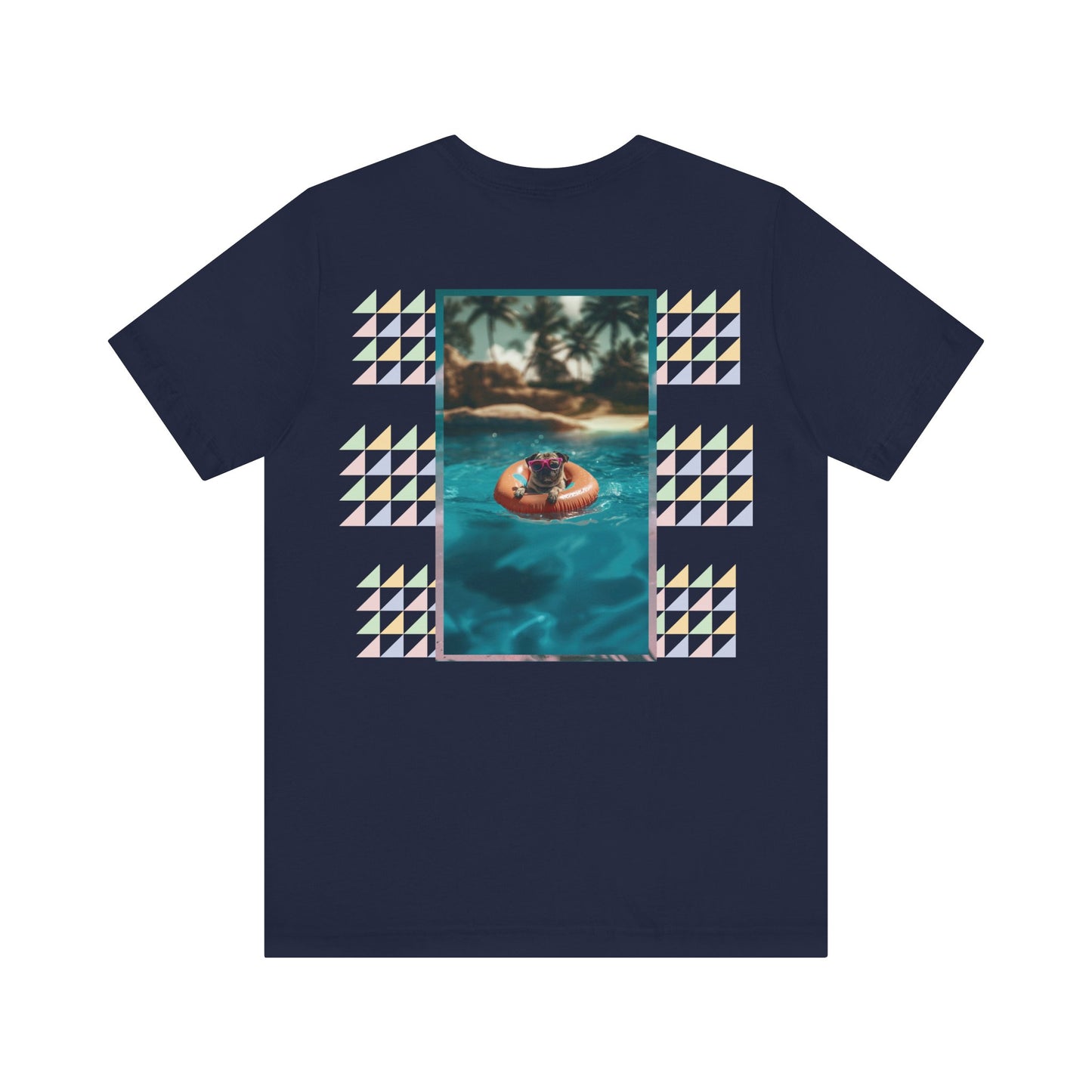 Beach Pug Unisex Short Sleeve Tee