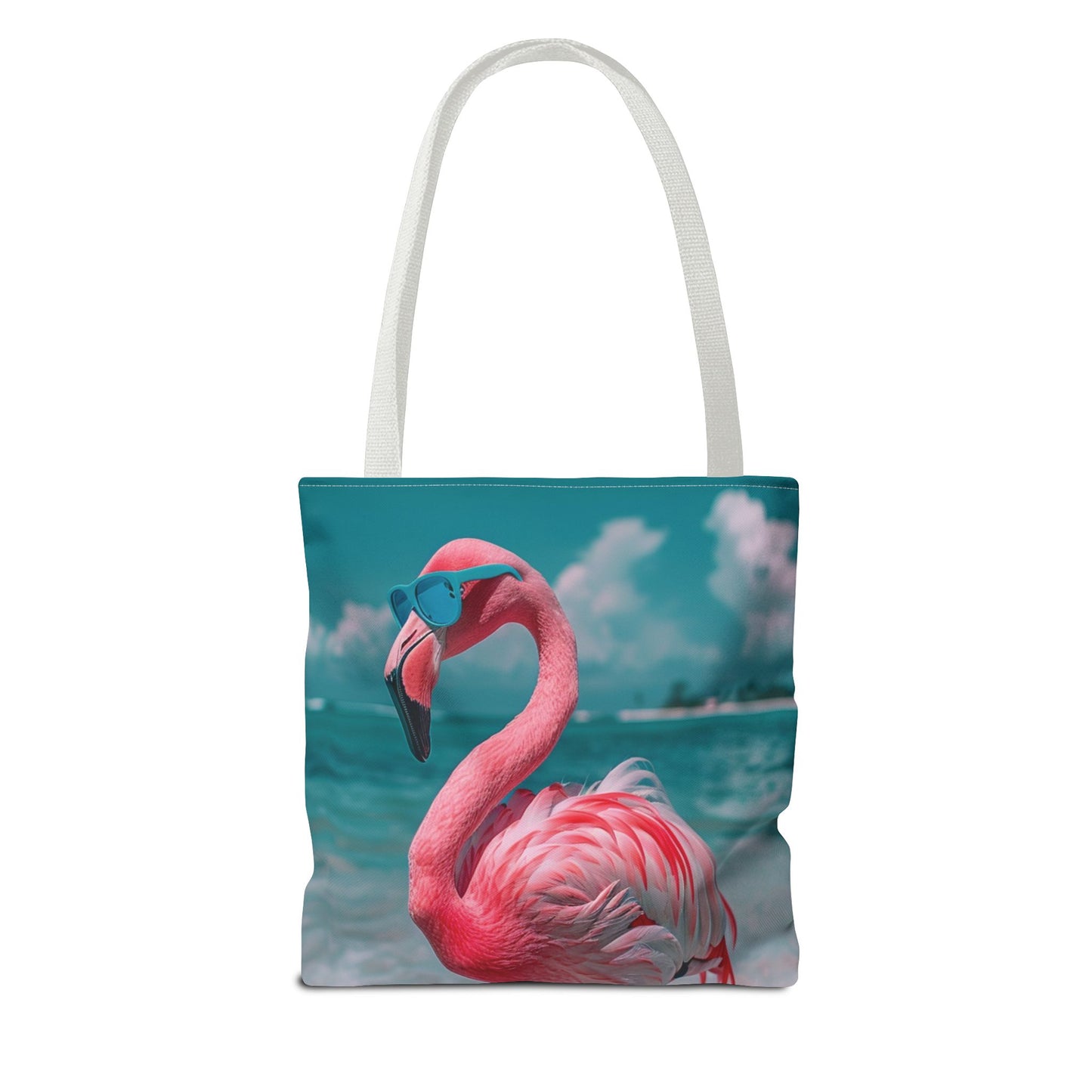 Beach Flamingo Tote Bag