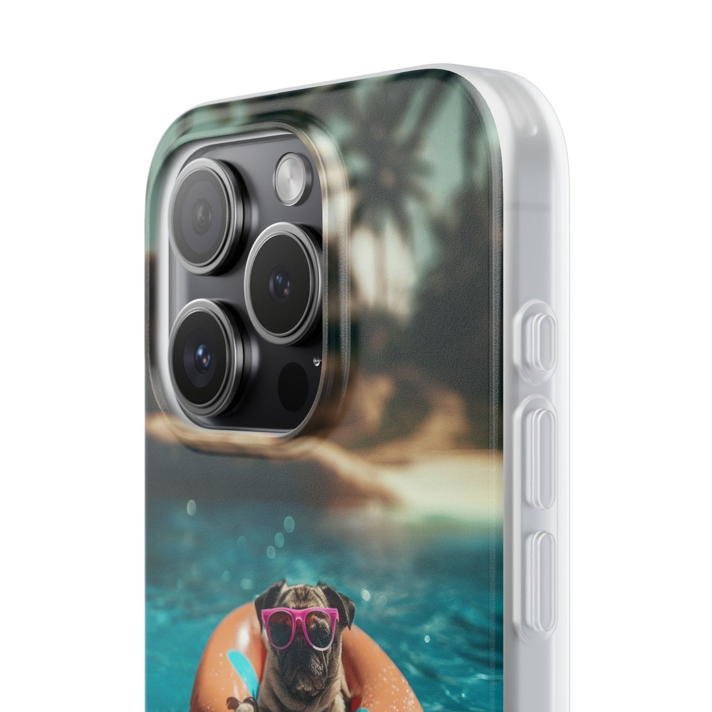 Pug Summer iPhone & Samsung Flexi Cases