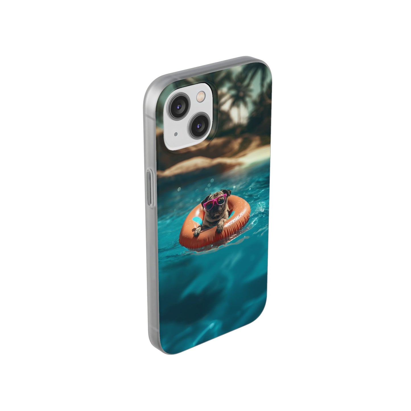 Pug Summer iPhone & Samsung Flexi Cases