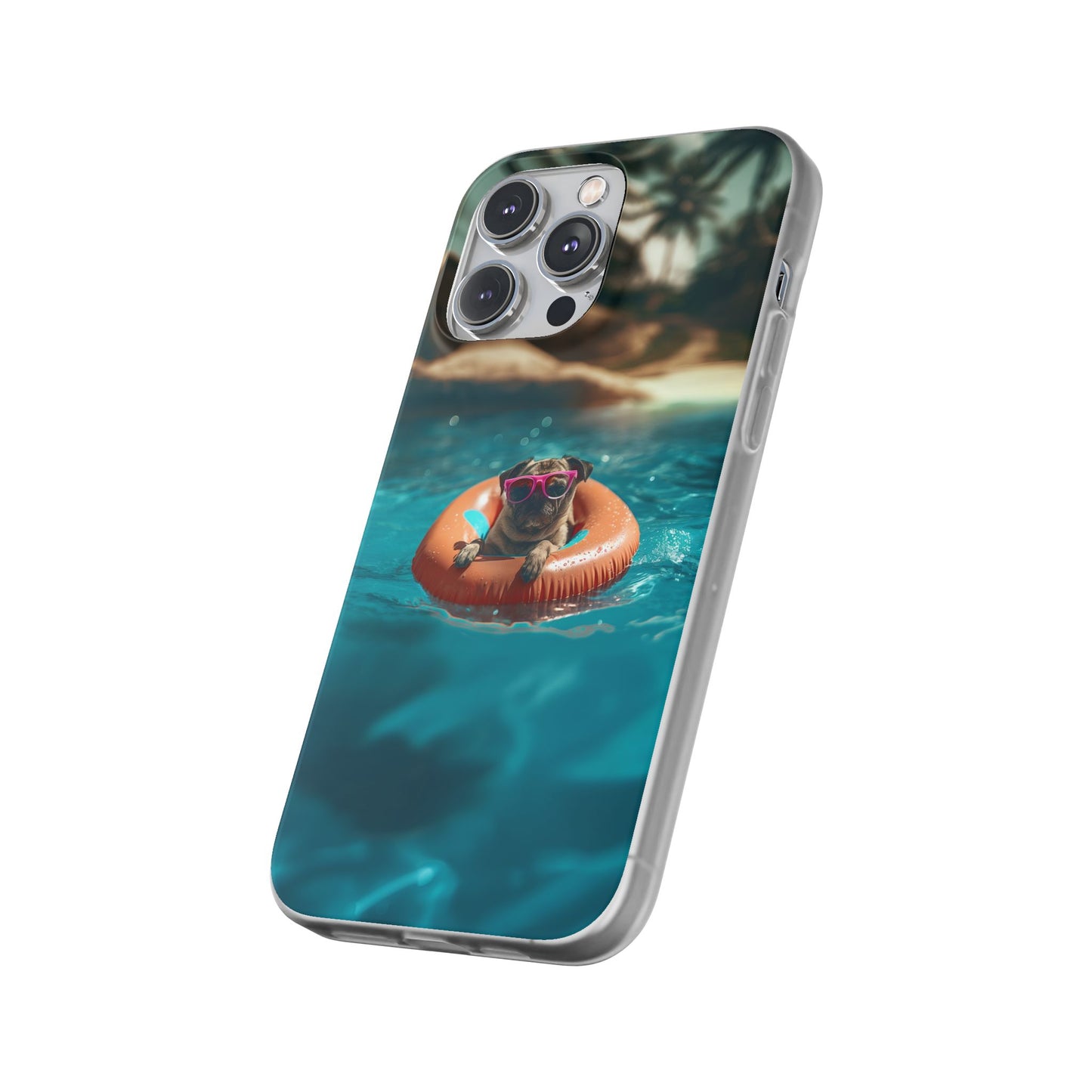 Pug Summer iPhone & Samsung Flexi Cases