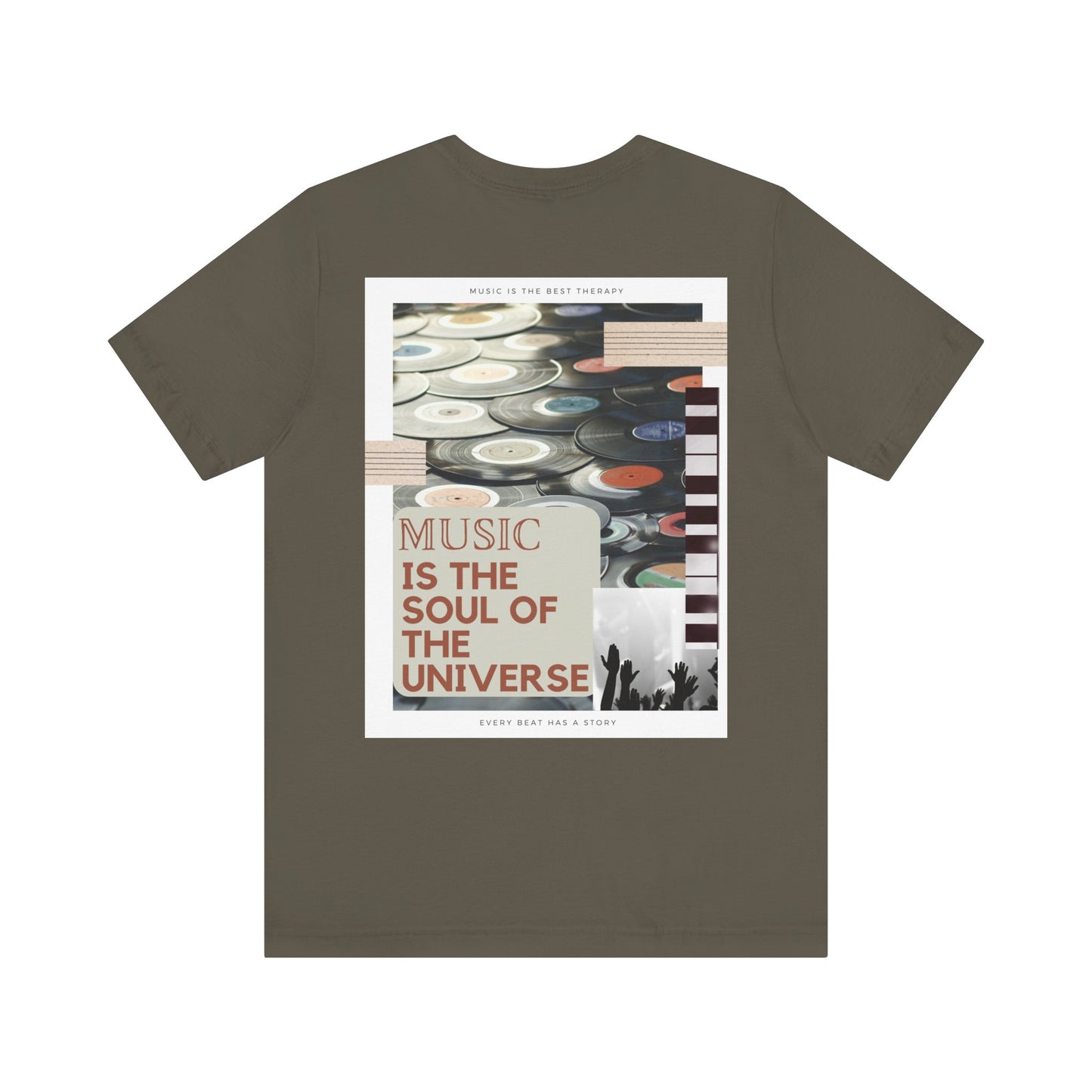 Music Is The Soul Of The Universe Unisex Jersey Short Sleeve Tee
