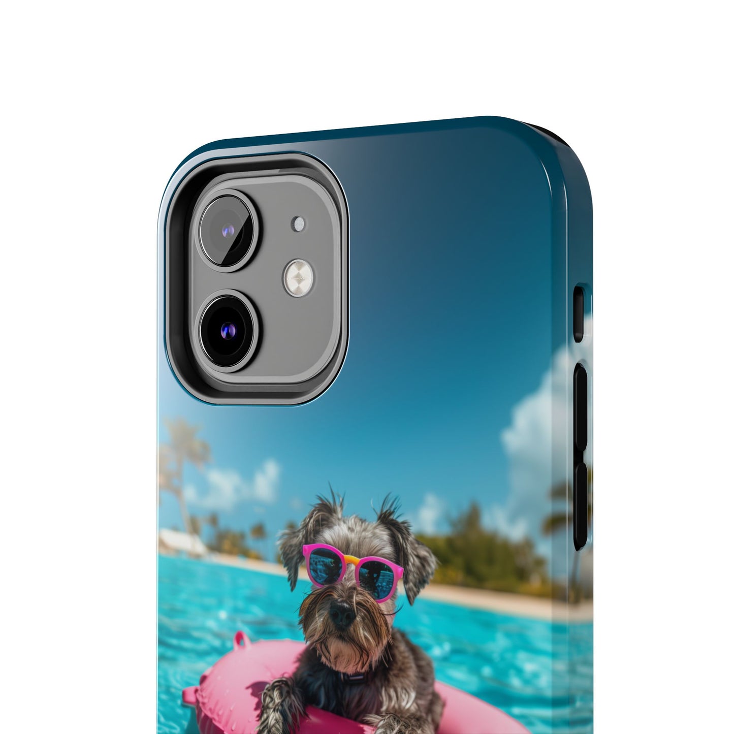 Schnauzer Summer Beach Tough iPhone & Samsung Cases