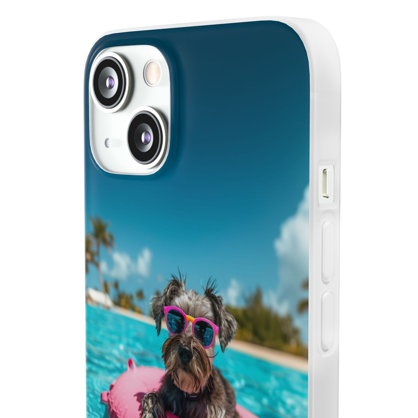 Aruba Schnauzer Summer Beach iPhone & Samsung Flexi Cases