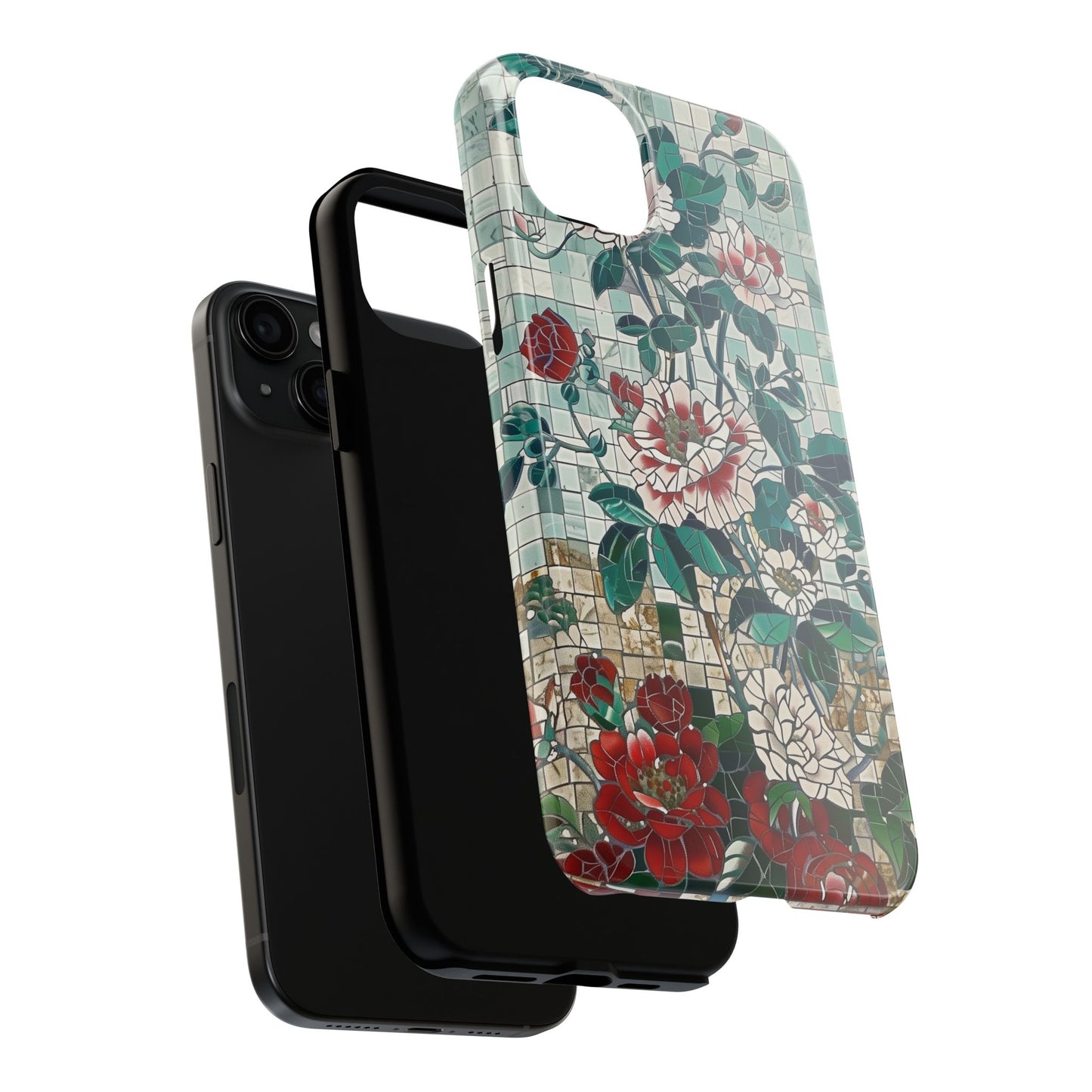 Floral Tiles Summer Tough iPhone & Samsung Cases