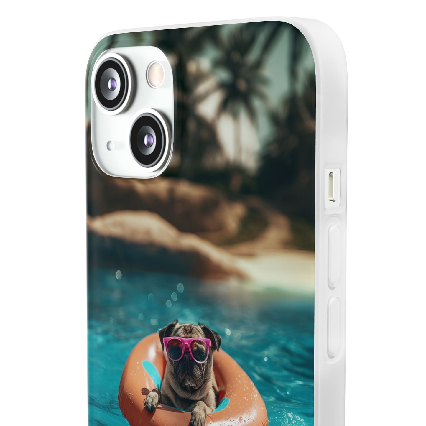 Pug Summer iPhone & Samsung Flexi Cases