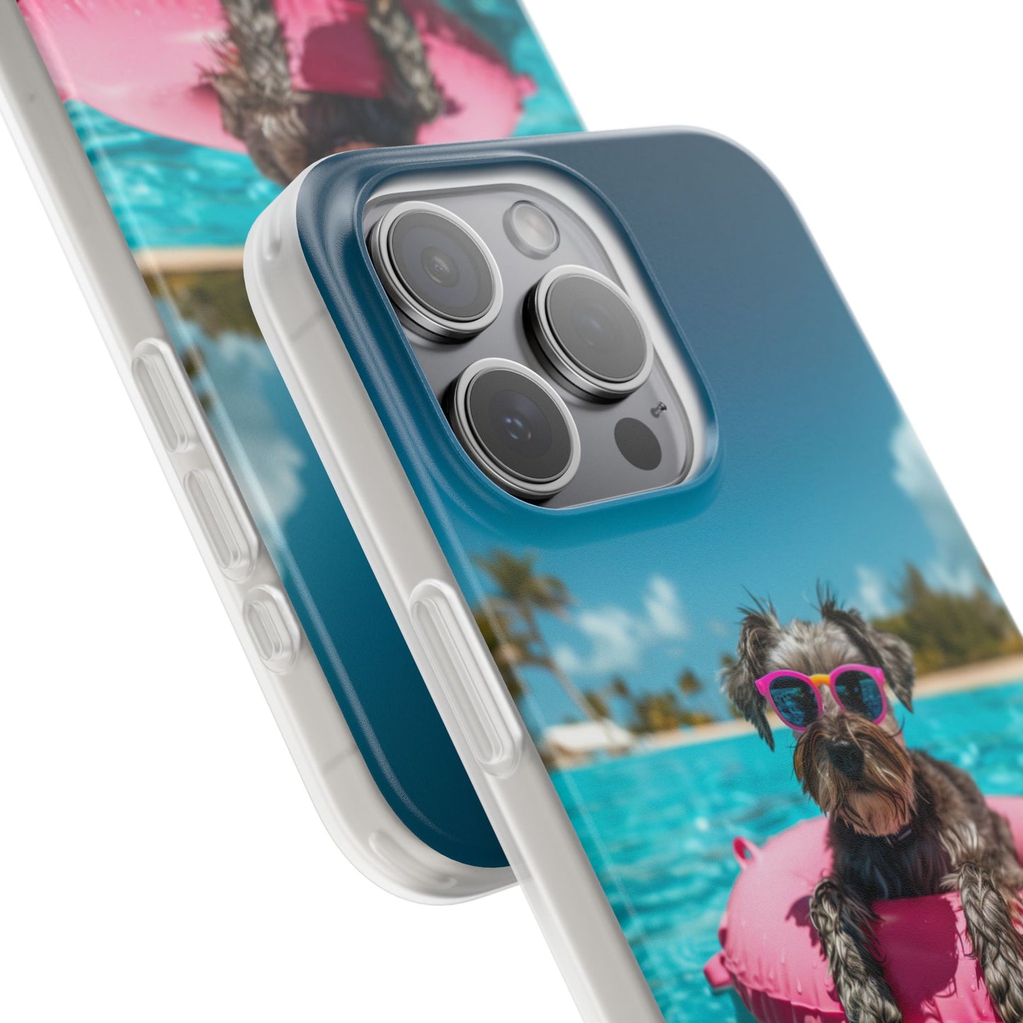 Aruba Schnauzer Summer Beach iPhone & Samsung Flexi Cases