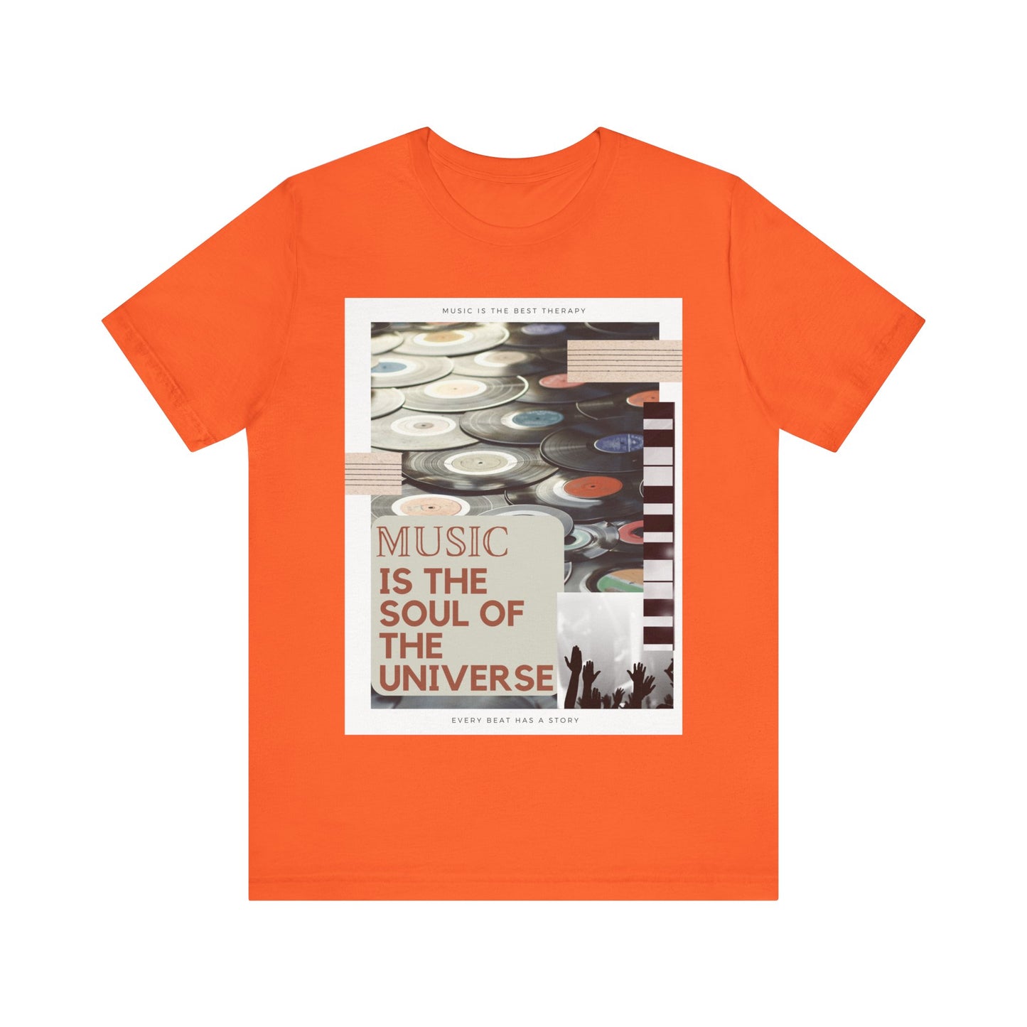 Music Is The Soul Of The Universe Unisex Jersey Short Sleeve Tee