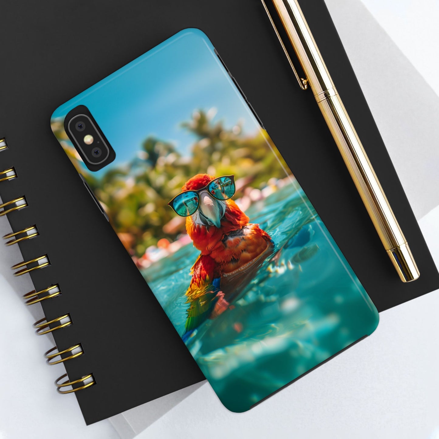 Parrot Summer Tough iPhone & Samsung Cases