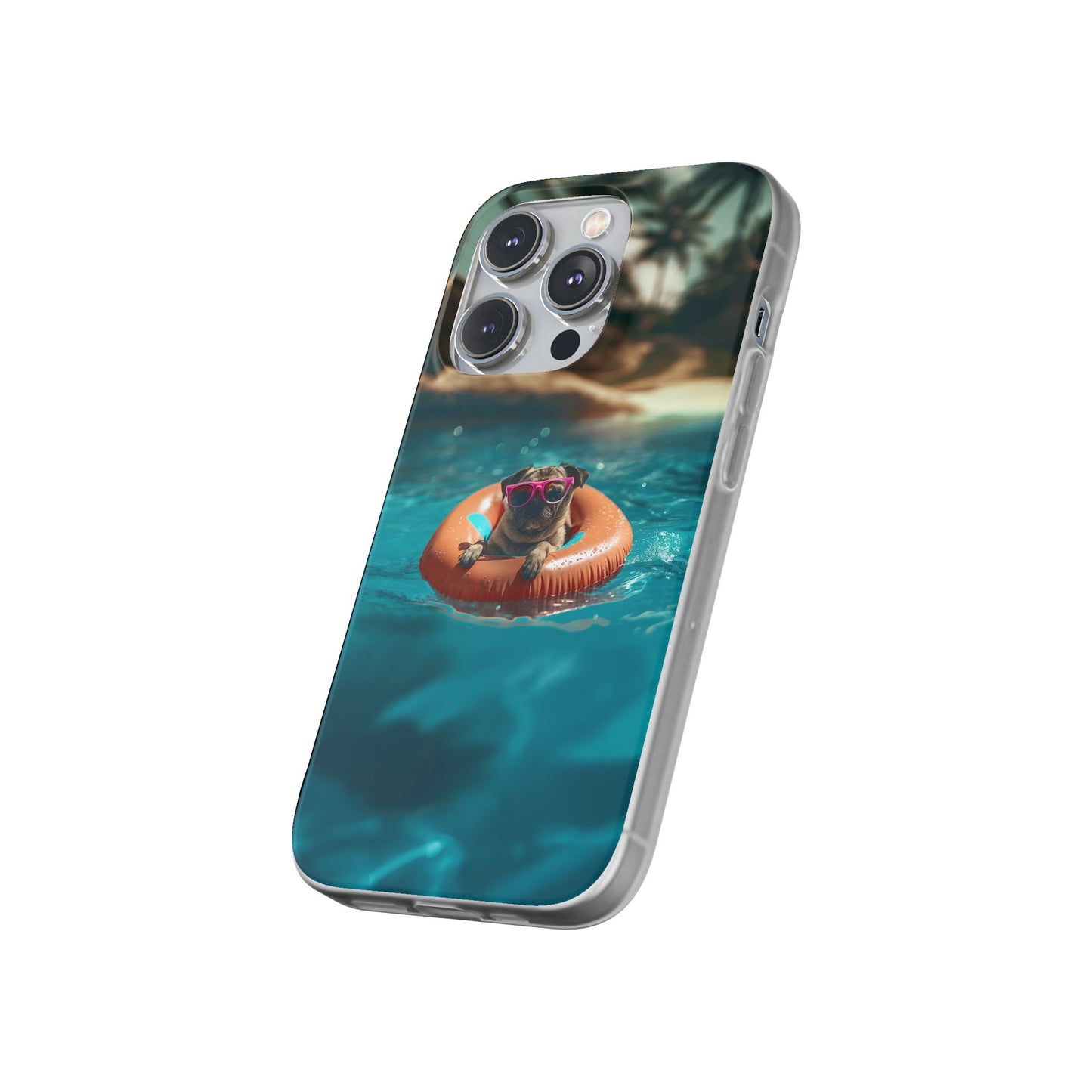 Pug Summer iPhone & Samsung Flexi Cases