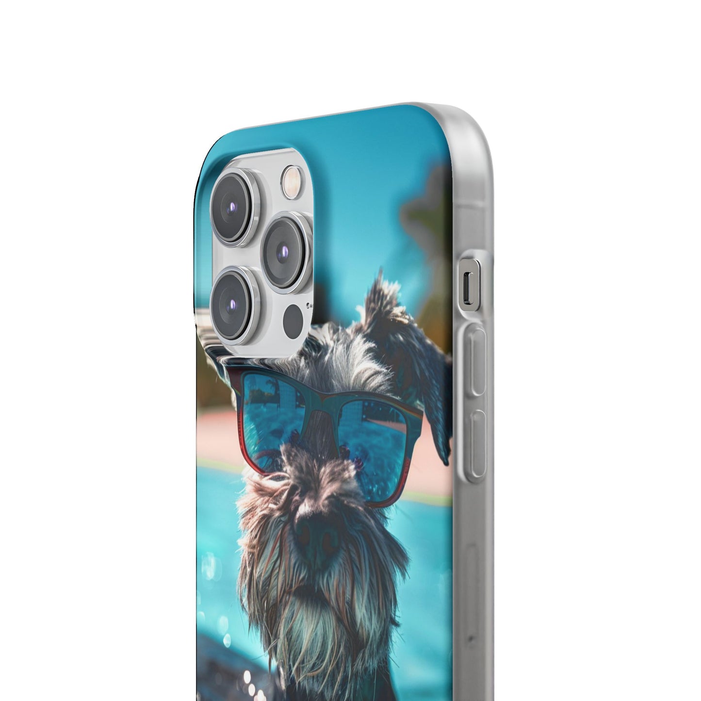 Aruba Schnauzer Option #2 Summer Beach iPhone & Samsung Flexi Cases