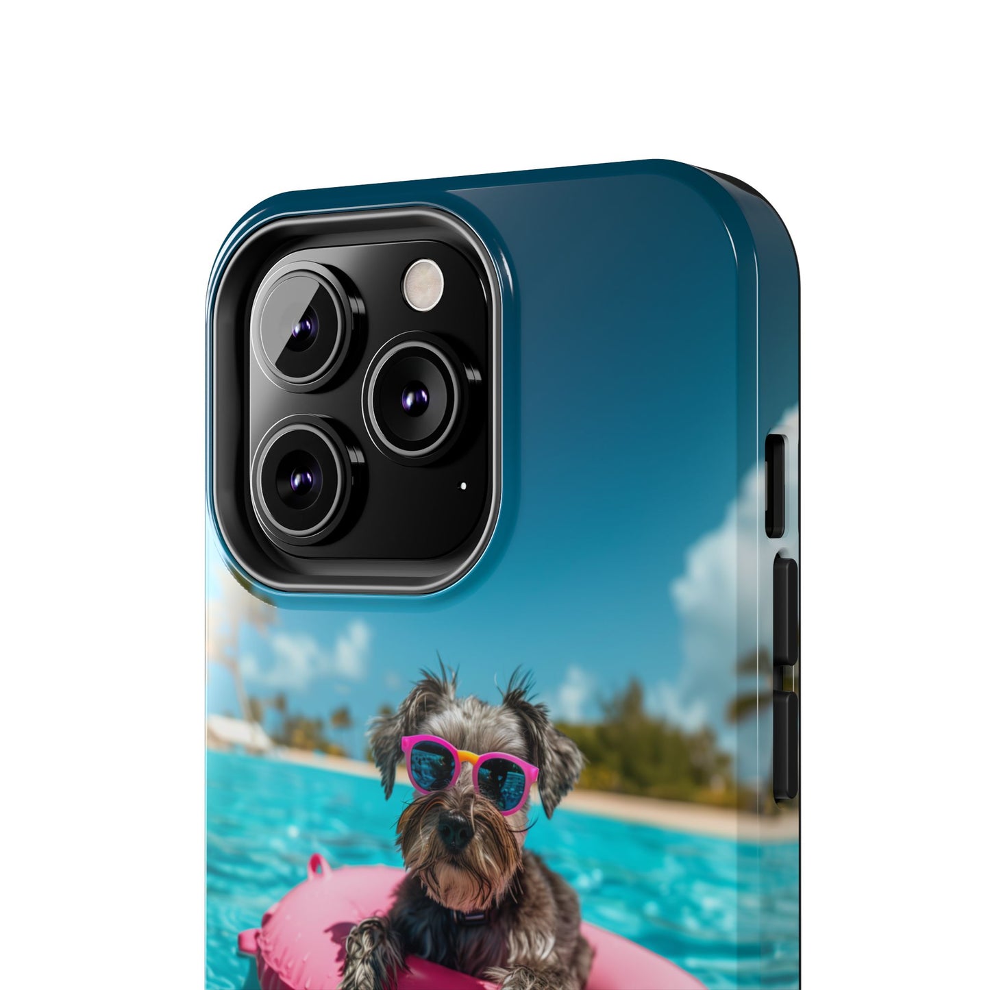 Schnauzer Summer Beach Tough iPhone & Samsung Cases