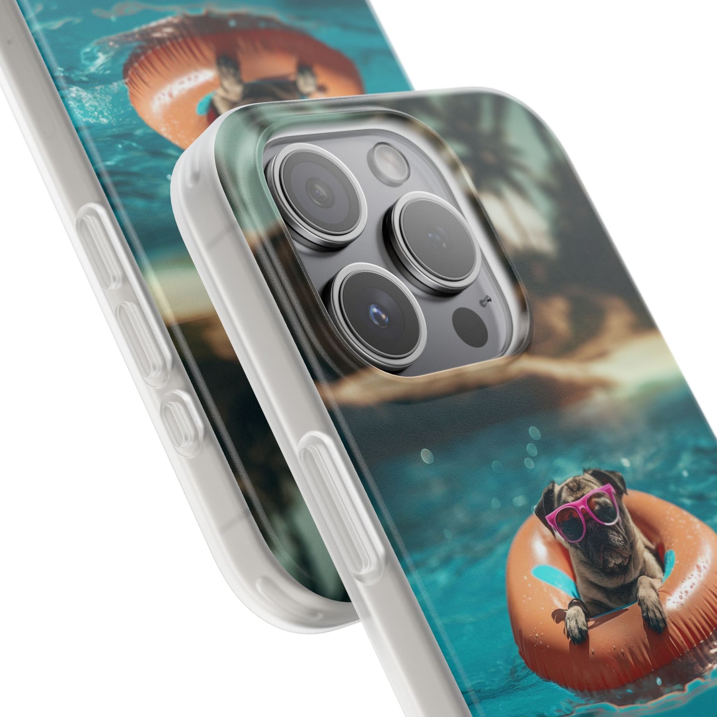 Pug Summer iPhone & Samsung Flexi Cases