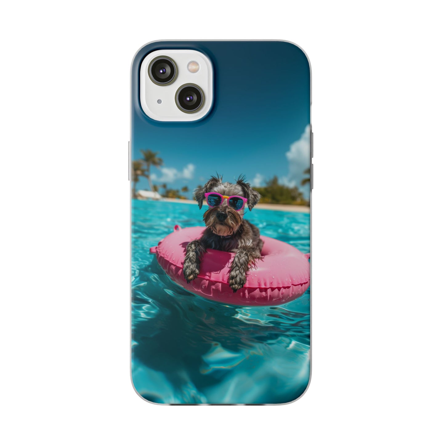 Aruba Schnauzer Summer Beach iPhone & Samsung Flexi Cases