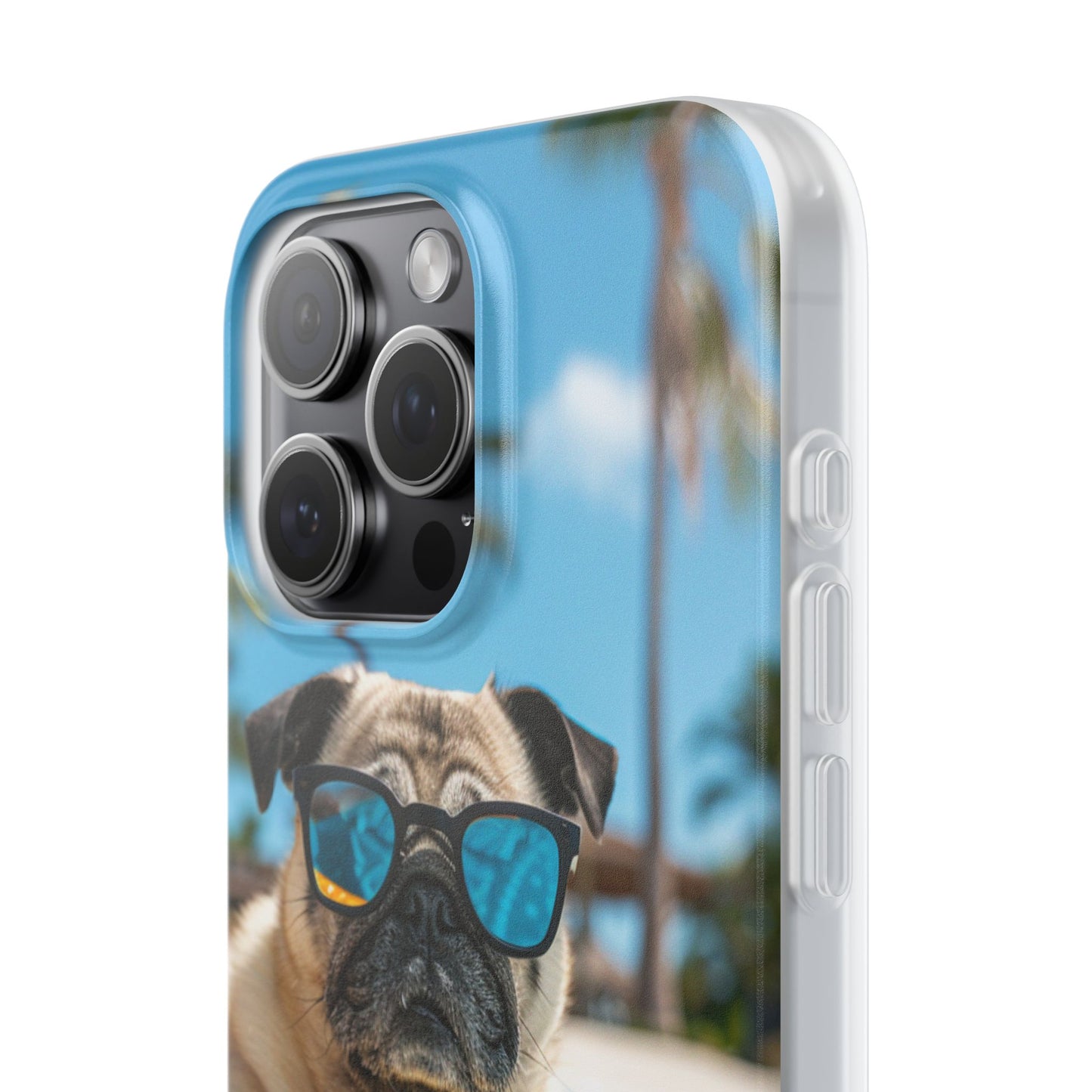 Aruba Pug Summer Option #2 iPhone & Samsung Flexi Cases