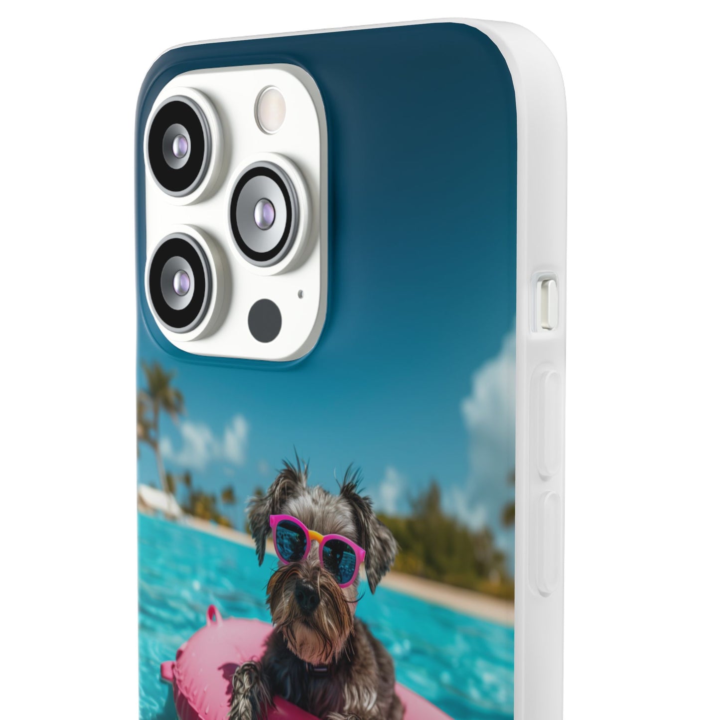 Aruba Schnauzer Summer Beach iPhone & Samsung Flexi Cases