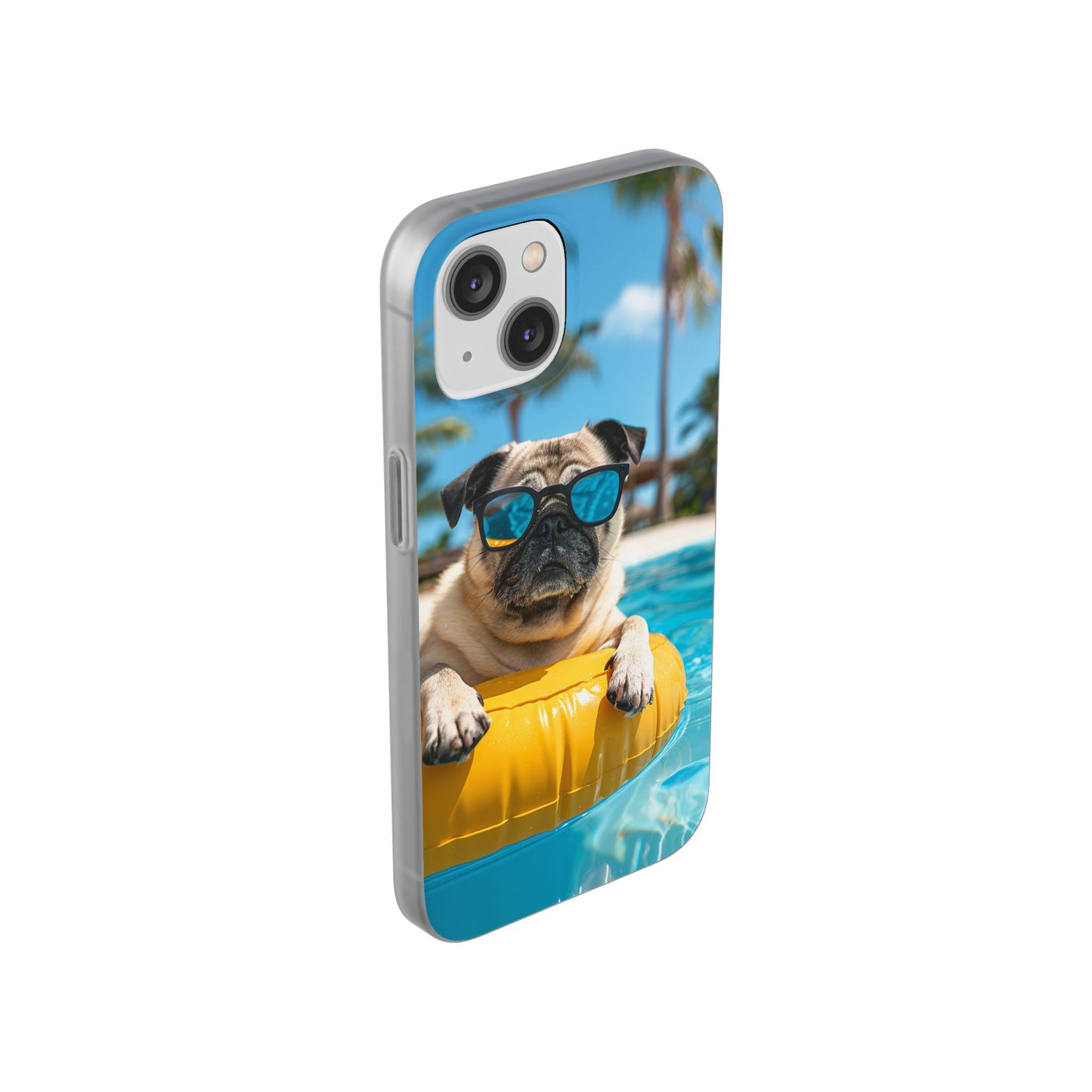 Aruba Pug Summer Option #2 iPhone & Samsung Flexi Cases