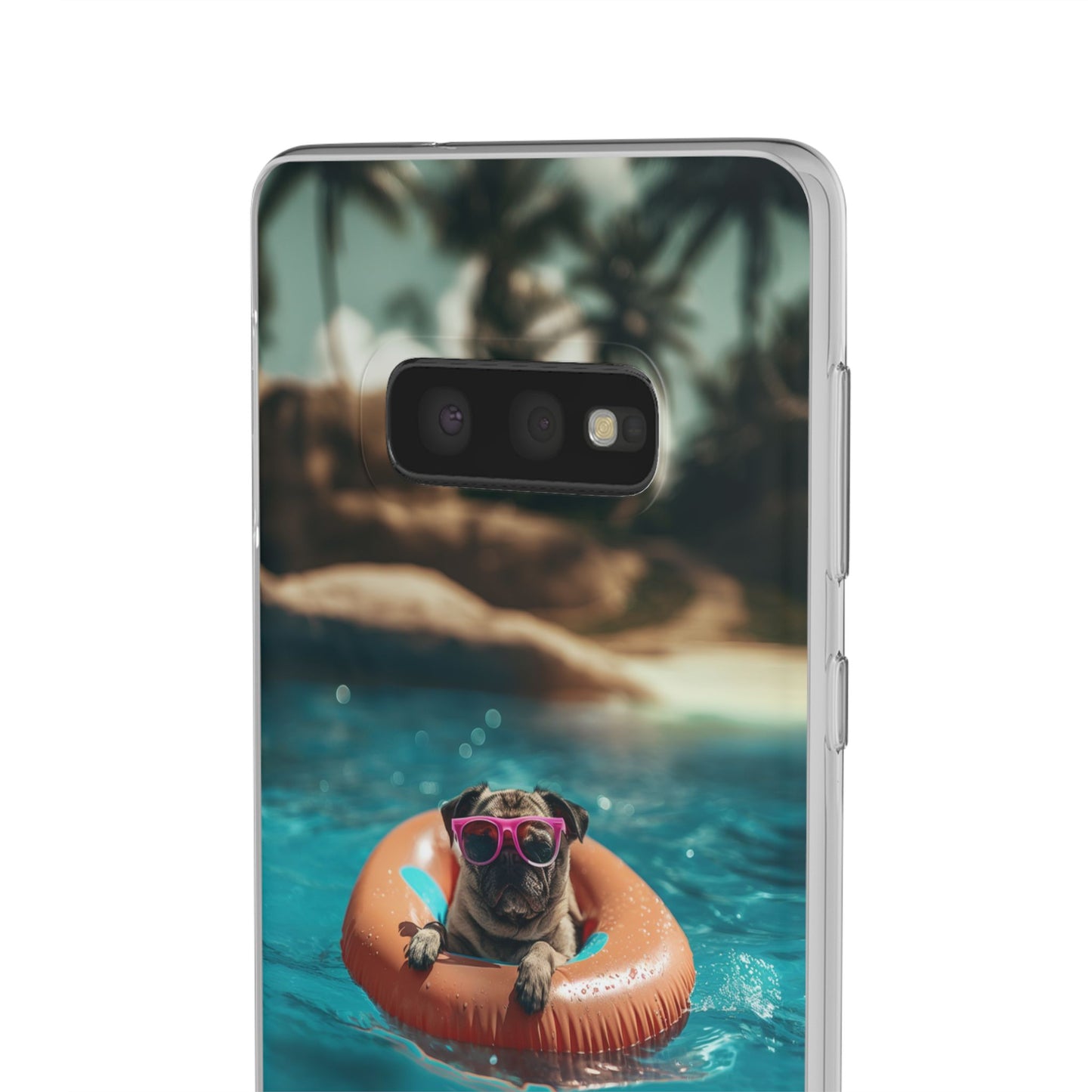 Pug Summer iPhone & Samsung Flexi Cases