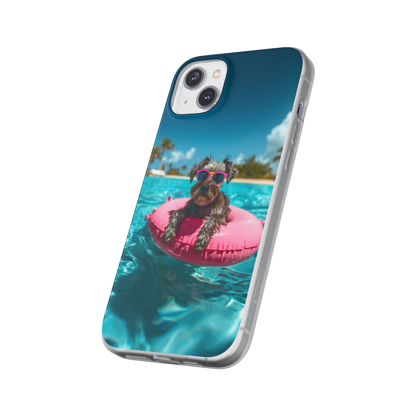 Aruba Schnauzer Summer Beach iPhone & Samsung Flexi Cases