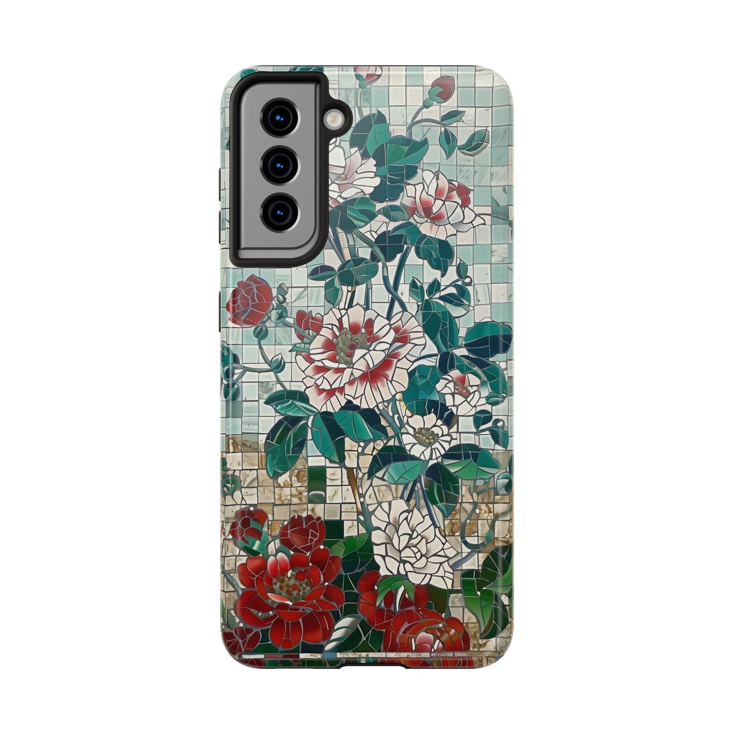 Floral Tiles Summer Tough iPhone & Samsung Cases