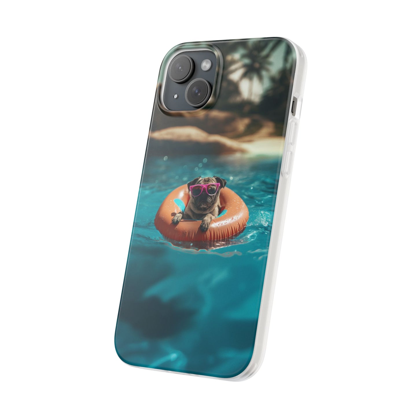 Pug Summer iPhone & Samsung Flexi Cases