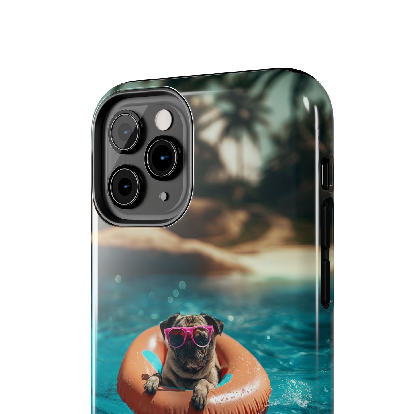 Pug Summer Tough iPhone & Samsung Cases